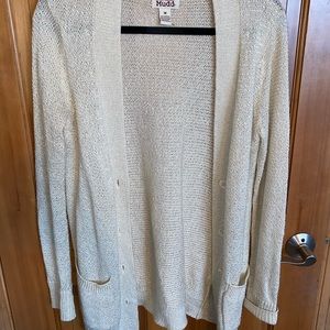 Cream knit cardigan